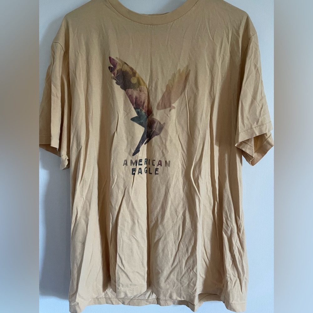 American Eagle Outfitters Soft Tan Tee